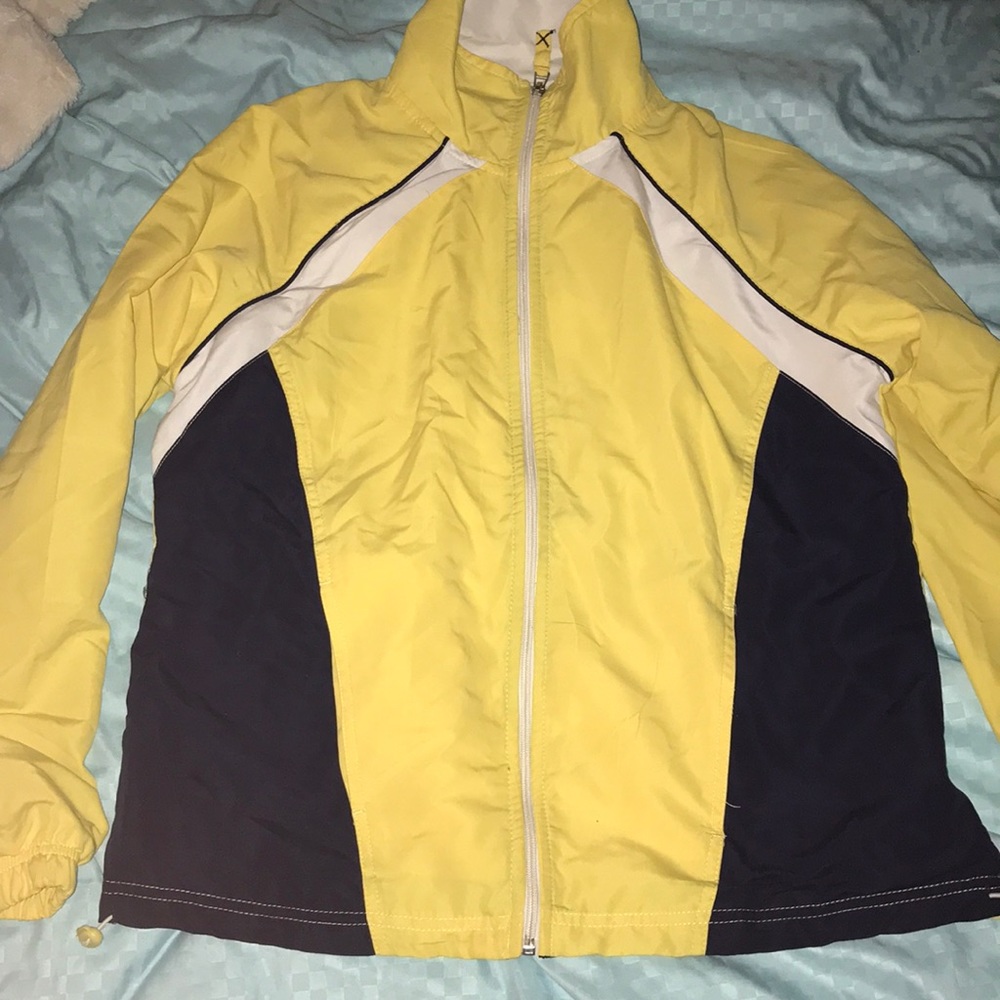 Yellow ‘90s track jacket/ winder breaker